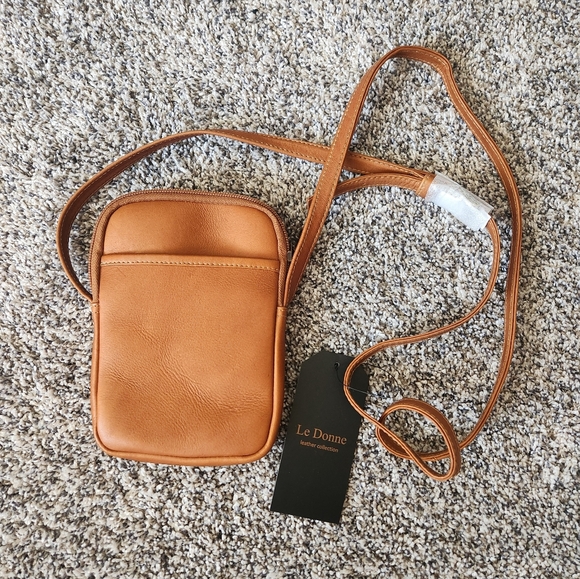 Le Donne Leather Crossbody Bag - Picture 1 of 5